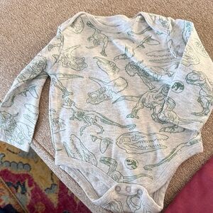 Universal Dino Adventure Bodysuit - Gray and Green